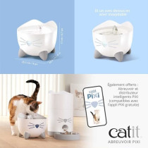 CAT IT Automatic Cat Water Fountain - 2.5 L - Blue