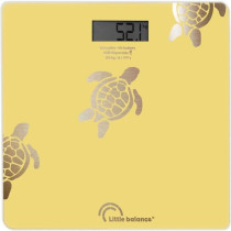 Bathroom scale - LITTLE BALANCE - 8731 - Metallic sand turtles - USB-r