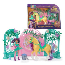 SPIN MASTER PLAYSET MINI POUPEE AVA ET LEAF COLOR REVEAL Unicorn Acade