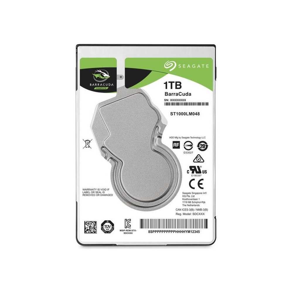 SEAGATE - Internal Hard Drive - BarraCuda - 1To - 5,400 RPM - 2.5 (ST1