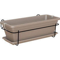 Artevasi - Kit Balcony Gardening Venezia 50cm Taupe 50 x 19.5 x H16.3