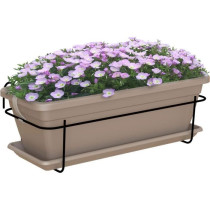 Artevasi - Kit Balcony Gardening Venezia 50cm Taupe 50 x 19.5 x H16.3