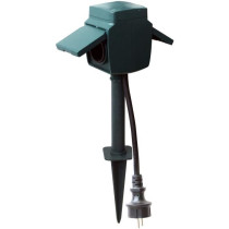 Garden stake socket - CHACON - 9960 - 2 x 16 A - 2m (FR)