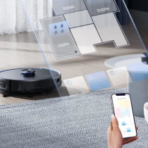 Connected Robot Vacuum Cleaner with suction base EZICLEAN I-Bot Z7 Sma