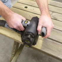 Compact renovator 420W abrasive flap brush Ø80mm