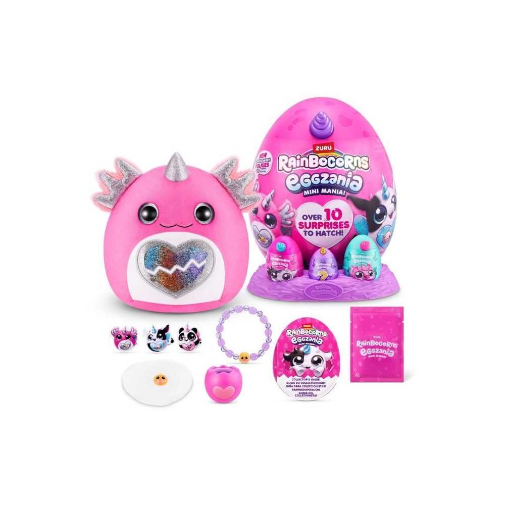 Peluches surprises - ZURU - Eggzania Mini Surprise S1 - 10 surprises -