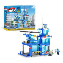 Set de construction - ZURU - Police Station Medium - 321 pieces - Post