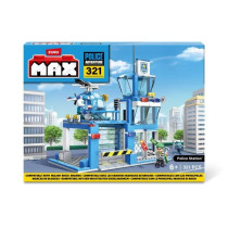Set de construction - ZURU - Police Station Medium - 321 pieces - Post