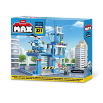 Set de construction - ZURU - Police Station Medium - 321 pieces - Post