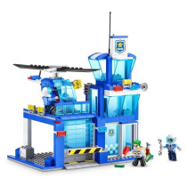 Set de construction - ZURU - Police Station Medium - 321 pieces - Post