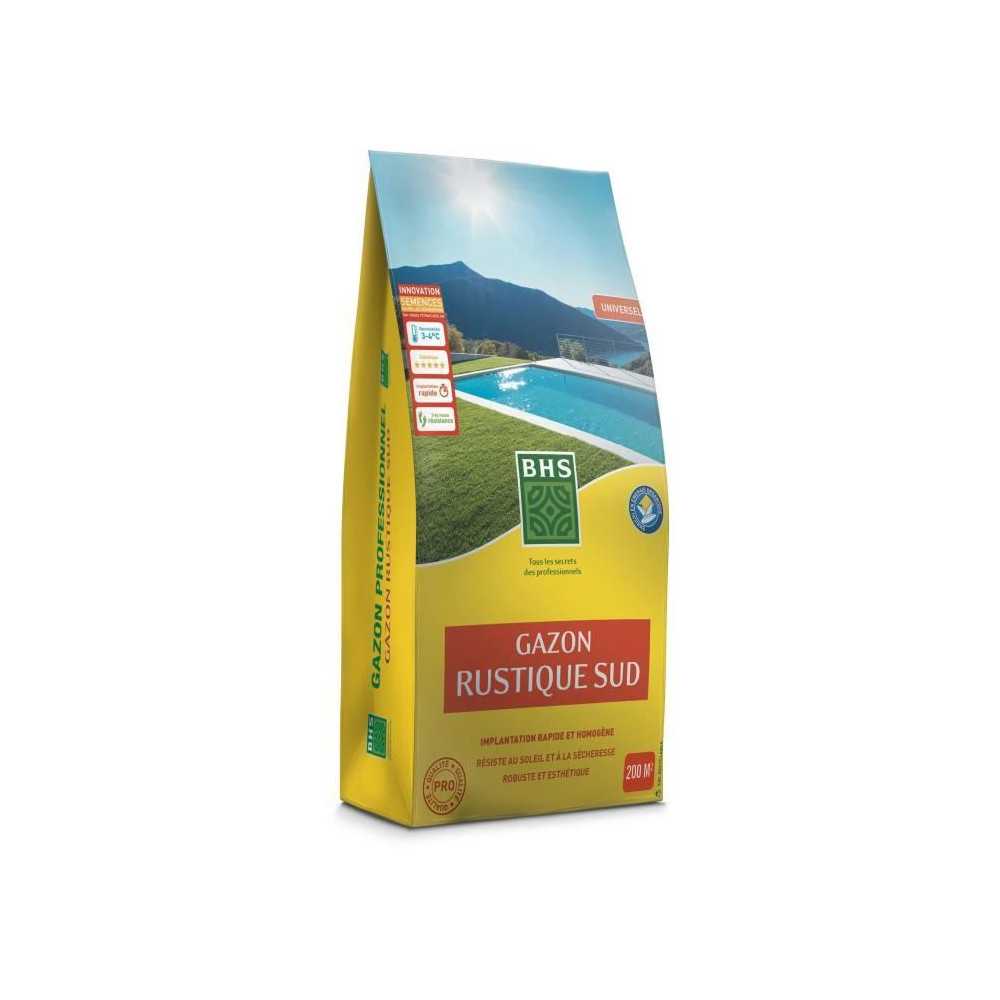 Gazon - BHS - Gazon Rustique Sud - 5kg - Résistant aux conditions sec