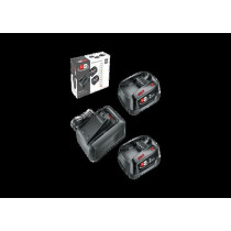 Starter Set 18V - BOSCH VERT - 2 batteries 18V 2,5 Ah + chargeur - 160
