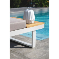 Salon de jardin modulable - Aluminium - DCB GARDEN - 4 places - TOKYO
