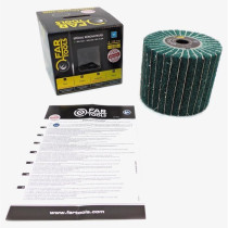 Fartools Synthetic fiber brush and abrasive strips Ø120mm/L100mm