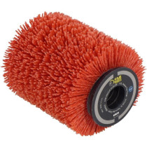 Abrasive nylon brush Ø80mm - L 100mm for scrubbing / degreasing / cle