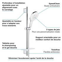 Shower set 3 jets with bar - Grohe