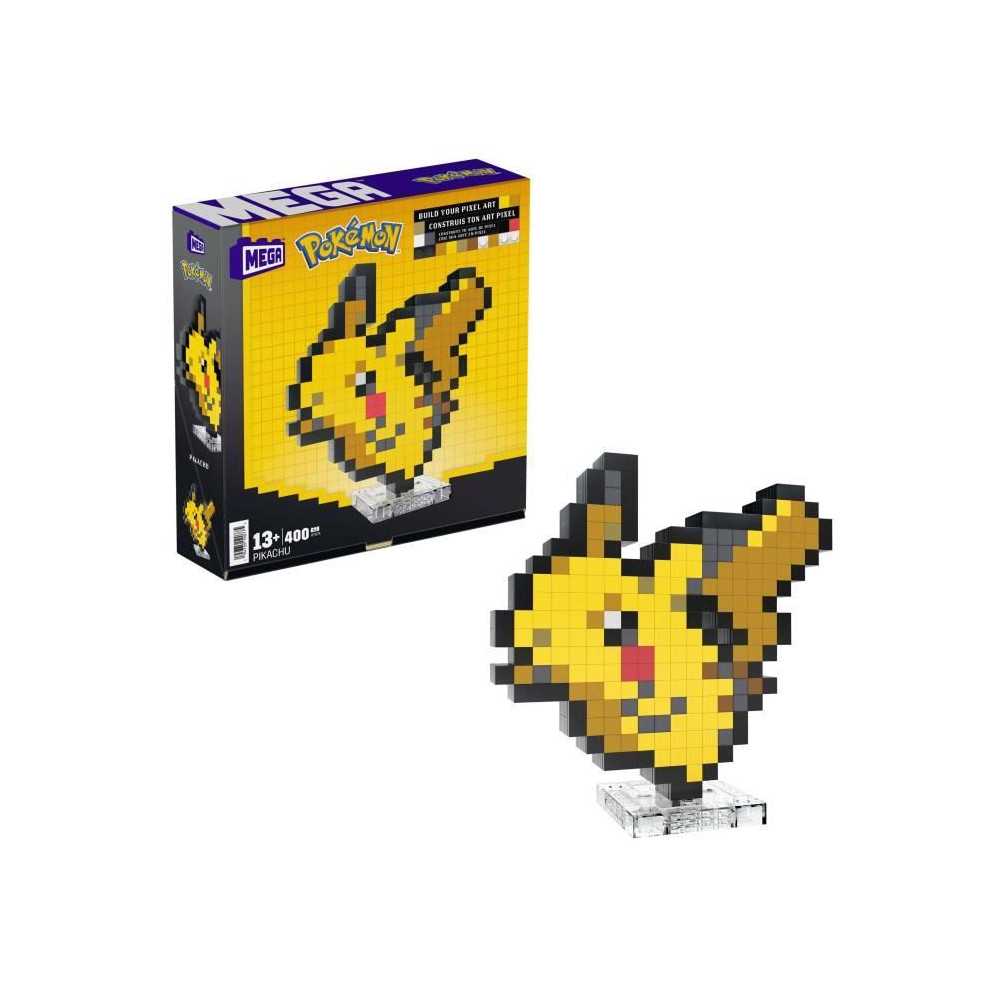 MEGA-Pokémon-Pikachu-Coffret de construction rétro 400 pieces - MEG
