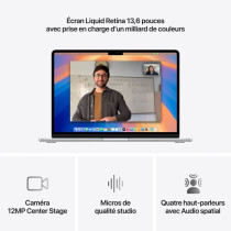 Apple - 13,6 MacBook Air M4 (2025) - RAM 24Go - Stockage 512Go - CPU 1