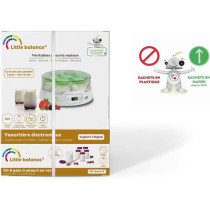 Yogurt maker - LITTLE BALANCE - Digital - 7 pots + 6 additional pots