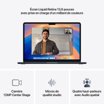 Apple - 13,6 MacBook Air M4 (2025) - RAM 24Go - Stockage 512Go - CPU 1