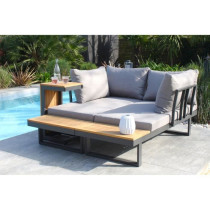 Salon de jardin modulable - Aluminium - DCB GARDEN - 4 places - TOKYO