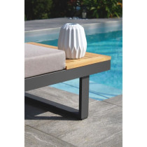 Salon de jardin modulable - Aluminium - DCB GARDEN - 4 places - TOKYO