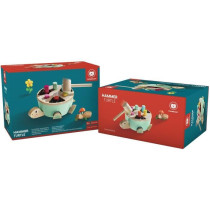 Turtle Tap-Tape Game - TOP BRIGHT - Colored Sticks - Wooden Hammer - L