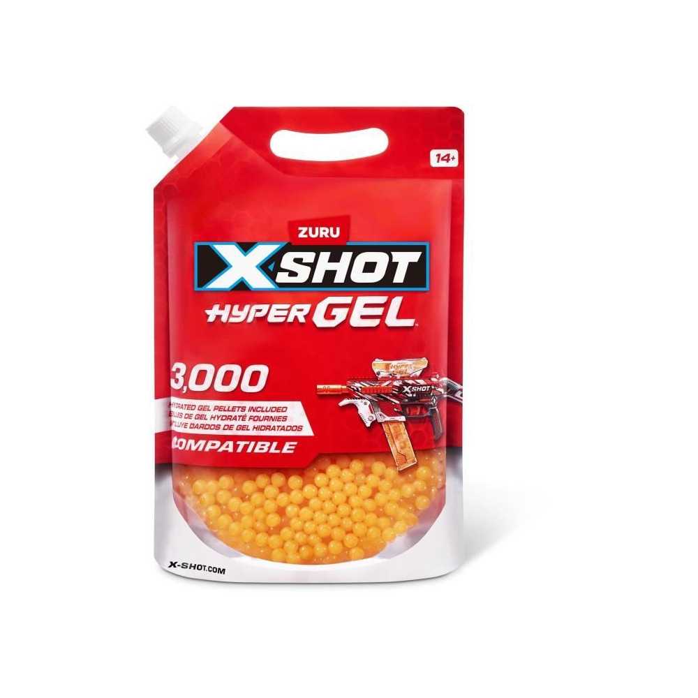 Recharge Hyper Gel - ZURU - X-SHOT Gellet Refill - 3000 pastilles pret