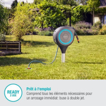 GARDENA RollUp S automatic spike dispenser 15 m blue stripe