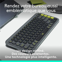 Keyboard - Wireless - Logitech - Pop Icon Keys - AZERTY - Graphite
