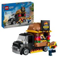 LEGO 60404 City Burgers Food Truck, Van Toy, Imaginative Play with Van