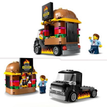LEGO 60404 City Burgers Food Truck, Van Toy, Imaginative Play with Van
