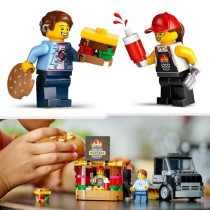LEGO 60404 City Burgers Food Truck, Van Toy, Imaginative Play with Van