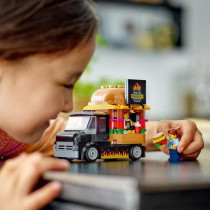 LEGO 60404 City Burgers Food Truck, Van Toy, Imaginative Play with Van
