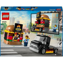 LEGO 60404 City Burgers Food Truck, Van Toy, Imaginative Play with Van
