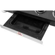 Plancha a gaz - COOKING BOX - PALMA - 4 feux - 69 X 51 X 35 cm - Noir
