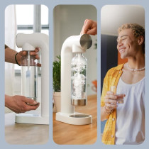 BRITA sodaONE sparkling water machine - white