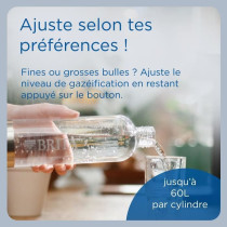 BRITA sodaONE sparkling water machine - white