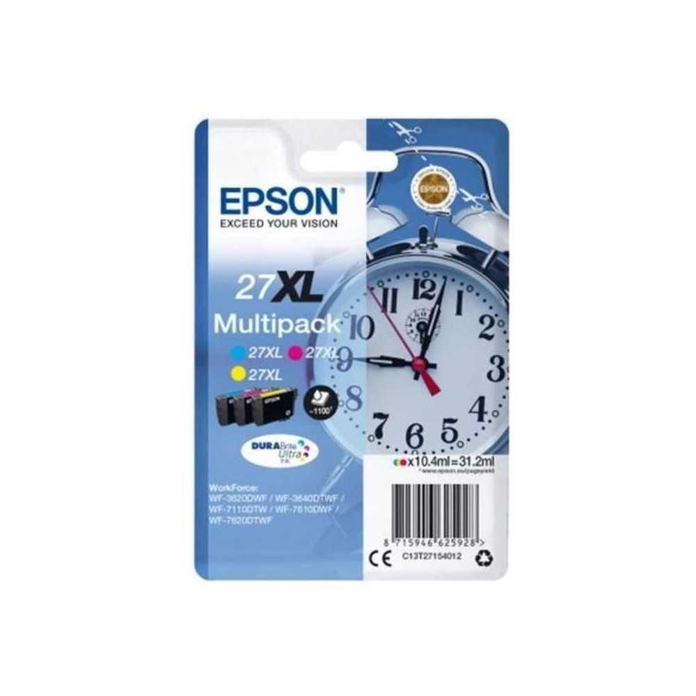 EPSON 27XL Alarm Clock Cartridge - Cyan, Magenta and Yellow - 3x10.4ml