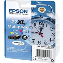 EPSON 27XL Alarm Clock Cartridge - Cyan, Magenta and Yellow - 3x10.4ml