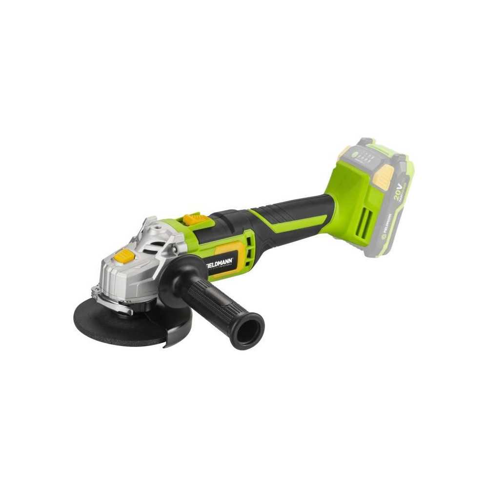 Meuleuse d'angle sans fil - FIELDMANN - 20V - 115 mm - Batterie et cha