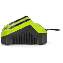 Chargeur double - FIELDMANN - Pour batteries 20V - Charge 2Ah en 60 mi