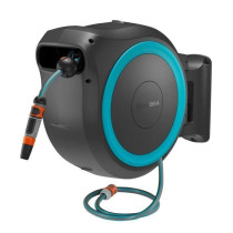 Wall-mounted hose reel - GARDENA - PowerRoll P4A - XL - Blue - Length