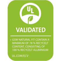 Poele fonte d'aluminium - GSW - NATURAL FIT - 24 cm - 100 % recyclée