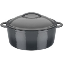 Marmite fonte massive - GSW - GREY SHADOW - 24 cm - Ronde - Induction