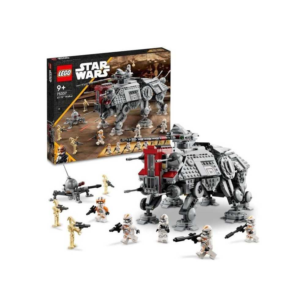 LEGO Star Wars 75337 AT-TE Walker Toy with 5 Minifigures, Revenge of t