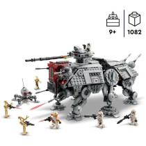 LEGO Star Wars 75337 AT-TE Walker Toy with 5 Minifigures, Revenge of t