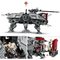 LEGO Star Wars 75337 AT-TE Walker Toy with 5 Minifigures, Revenge of t