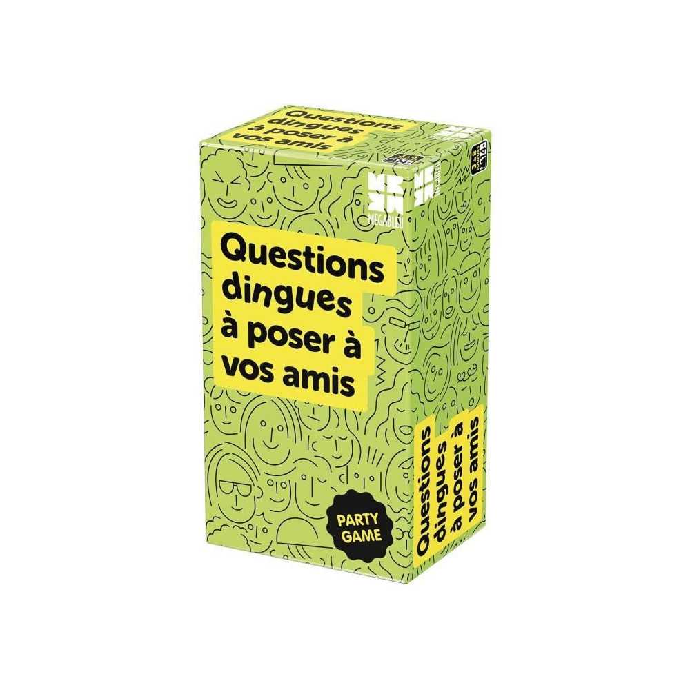 Questions dingues a poser a vos amis - Jeu d'ambiance - MEGABLEU - Des