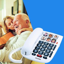 Alcatel TMax 10 White Senior Corded Telephone